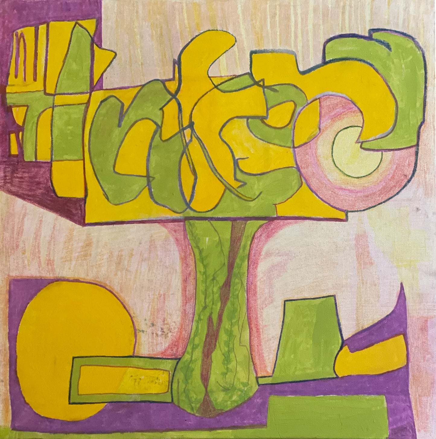 “Grounded” 20x20in
