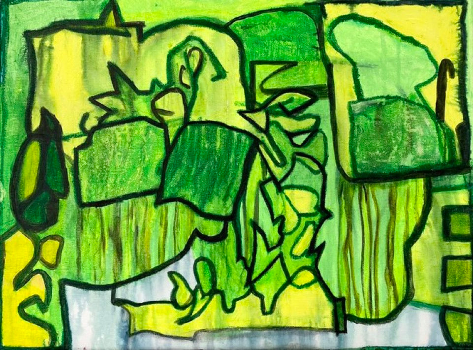 “RAW” 18x24in