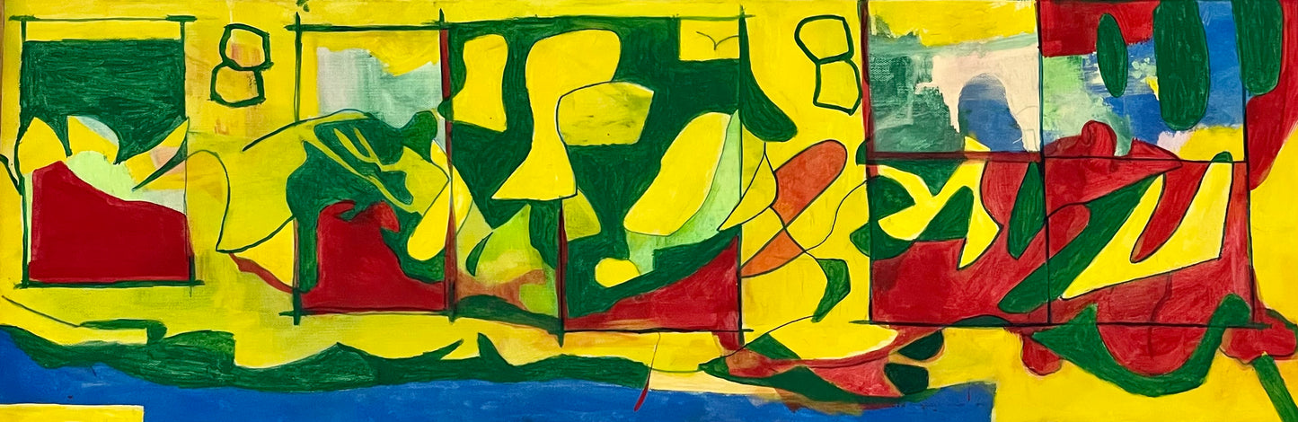 “Bloom” 12x36in