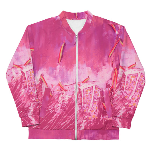 TIED TOWN BOMBER (PINK)