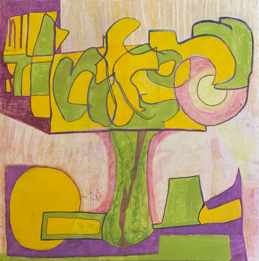 “Grounded” 20x20in