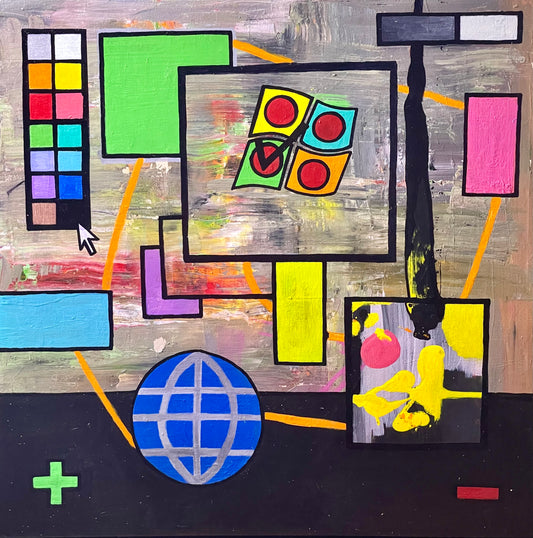 “CONNECT+” 22x22in