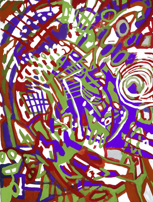 “Chameleo” 30x40in