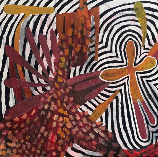 “Emerge” 20x20in
