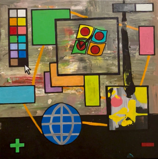 “CONNECT+” 22x22in