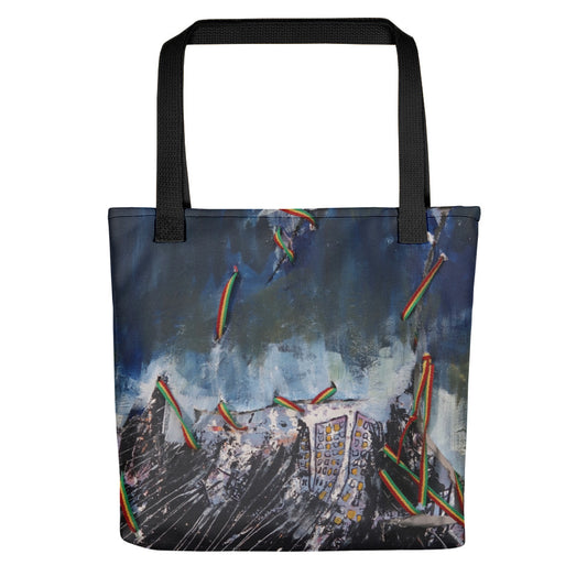 TIED TOWN TOTE